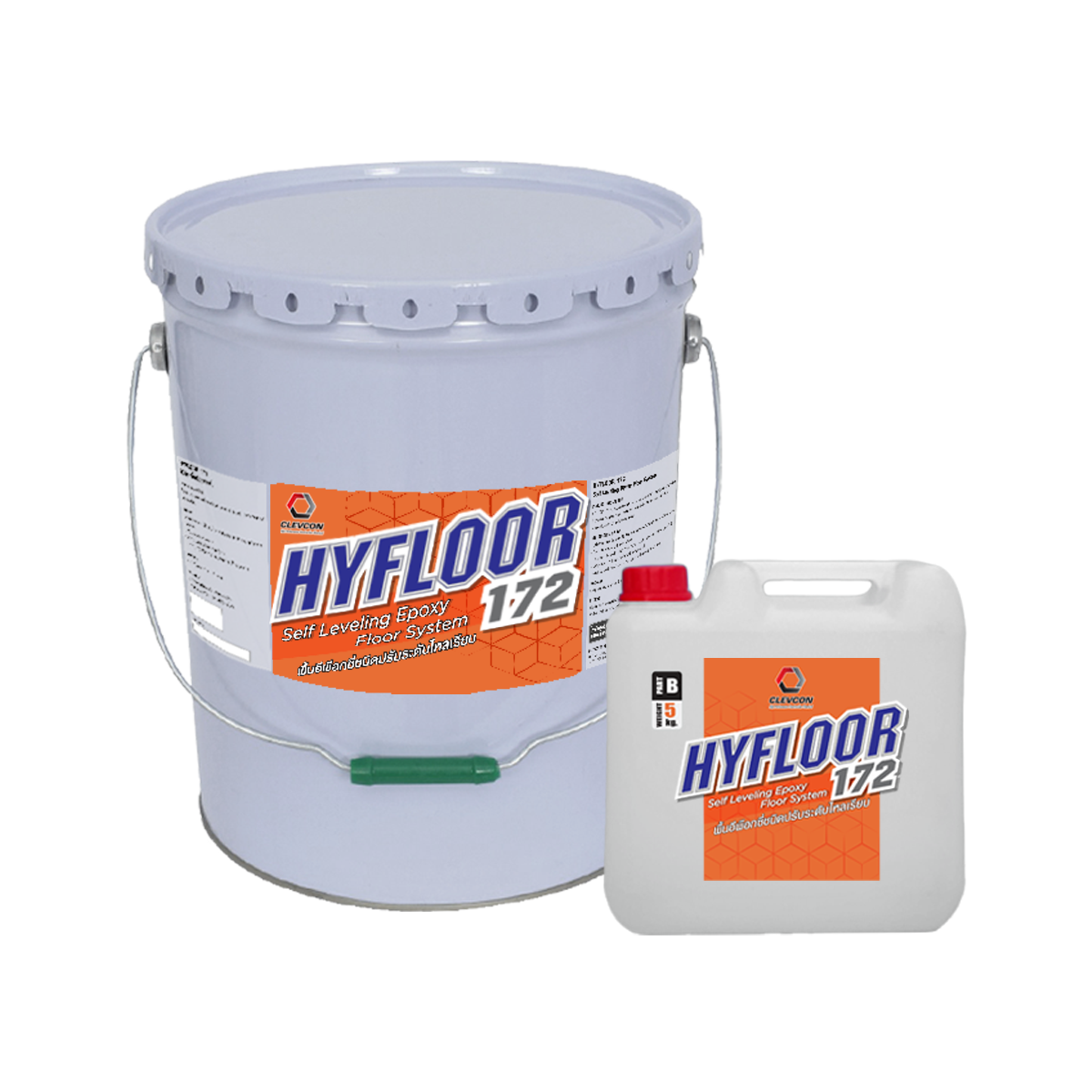 HYFLOOR 172SL Self Leveling Epoxy Floor สีอีพ๊อกซี่งานพื้นชนิดปรับระดับไหลเรียบ